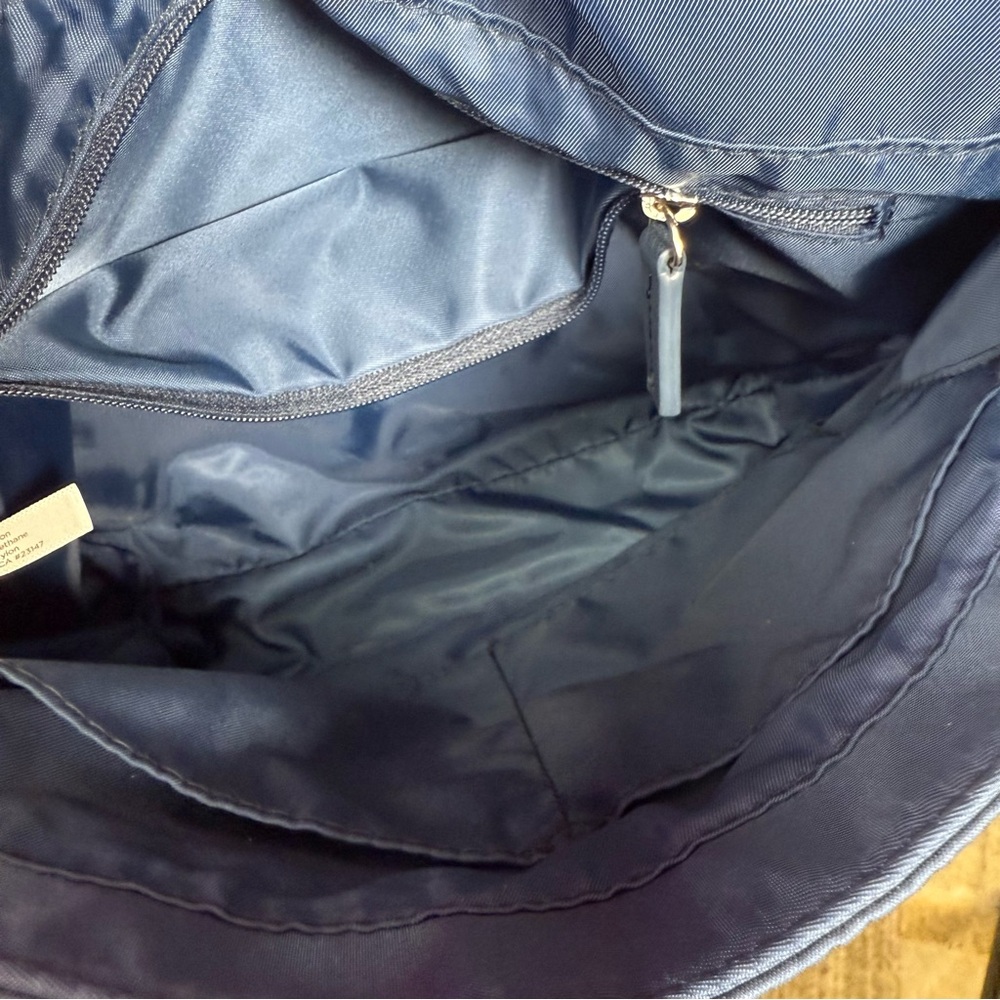 Talbots Blue Nylon Crossbody Tote Bag - Picture 10 of 13